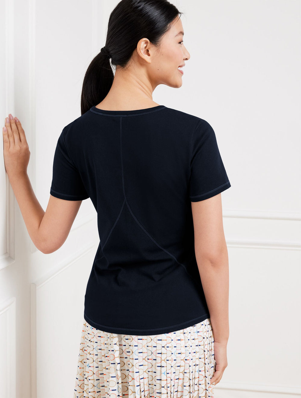 SUPERSOFT JERSEY SHORT SLEEVE TEE | Talbots on sale