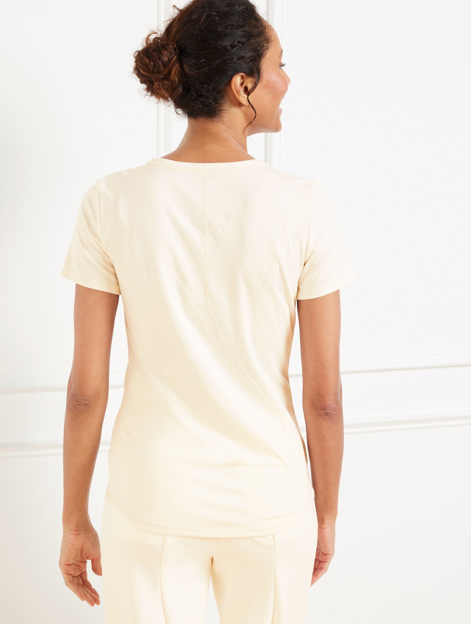 SUPERSOFT JERSEY SHORT SLEEVE TEE | Talbots on sale