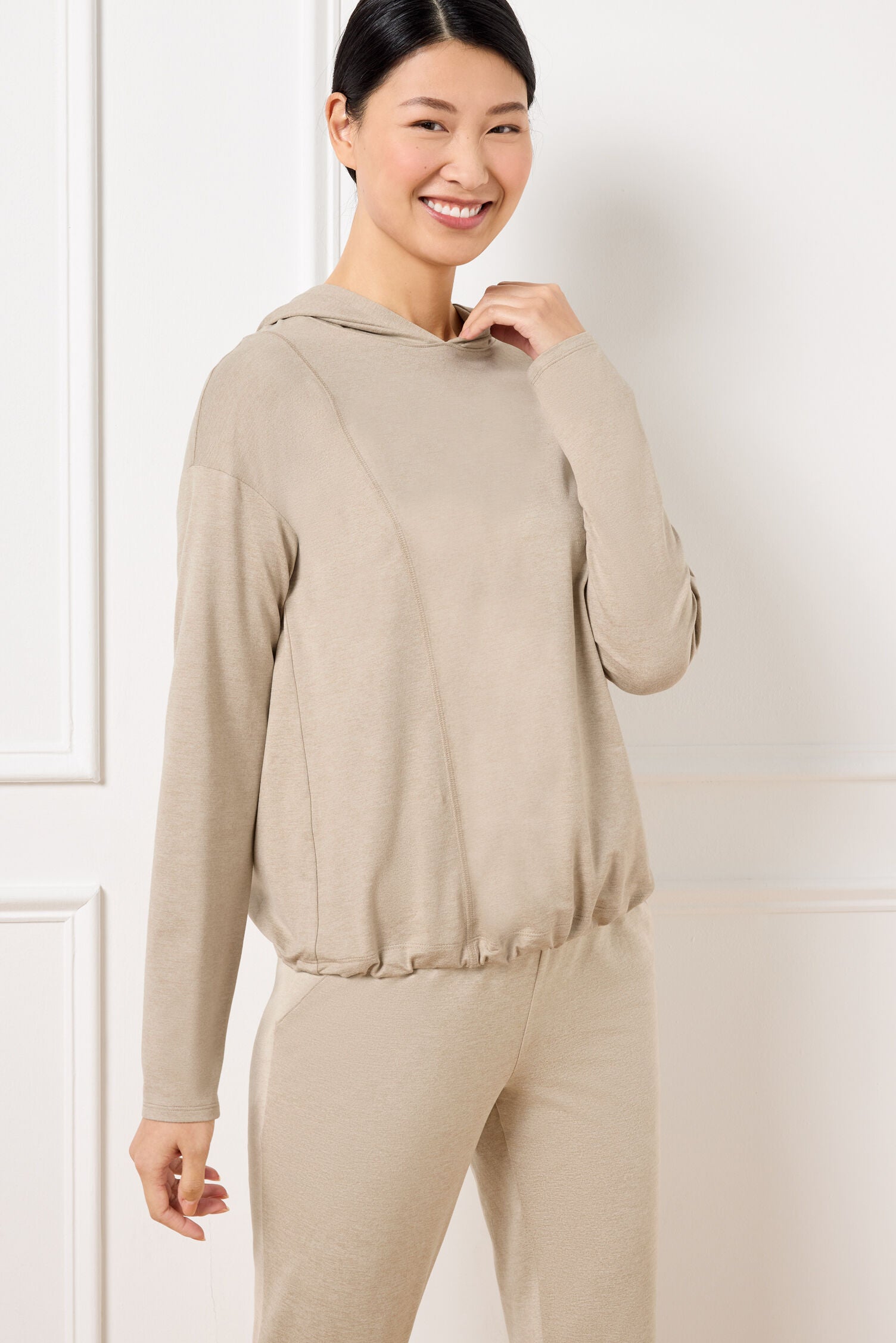 LIGHT OAK HEATHER,XS,Misses