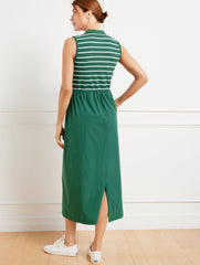 MIXED MEDIA POLO DRESS | Talbots sale