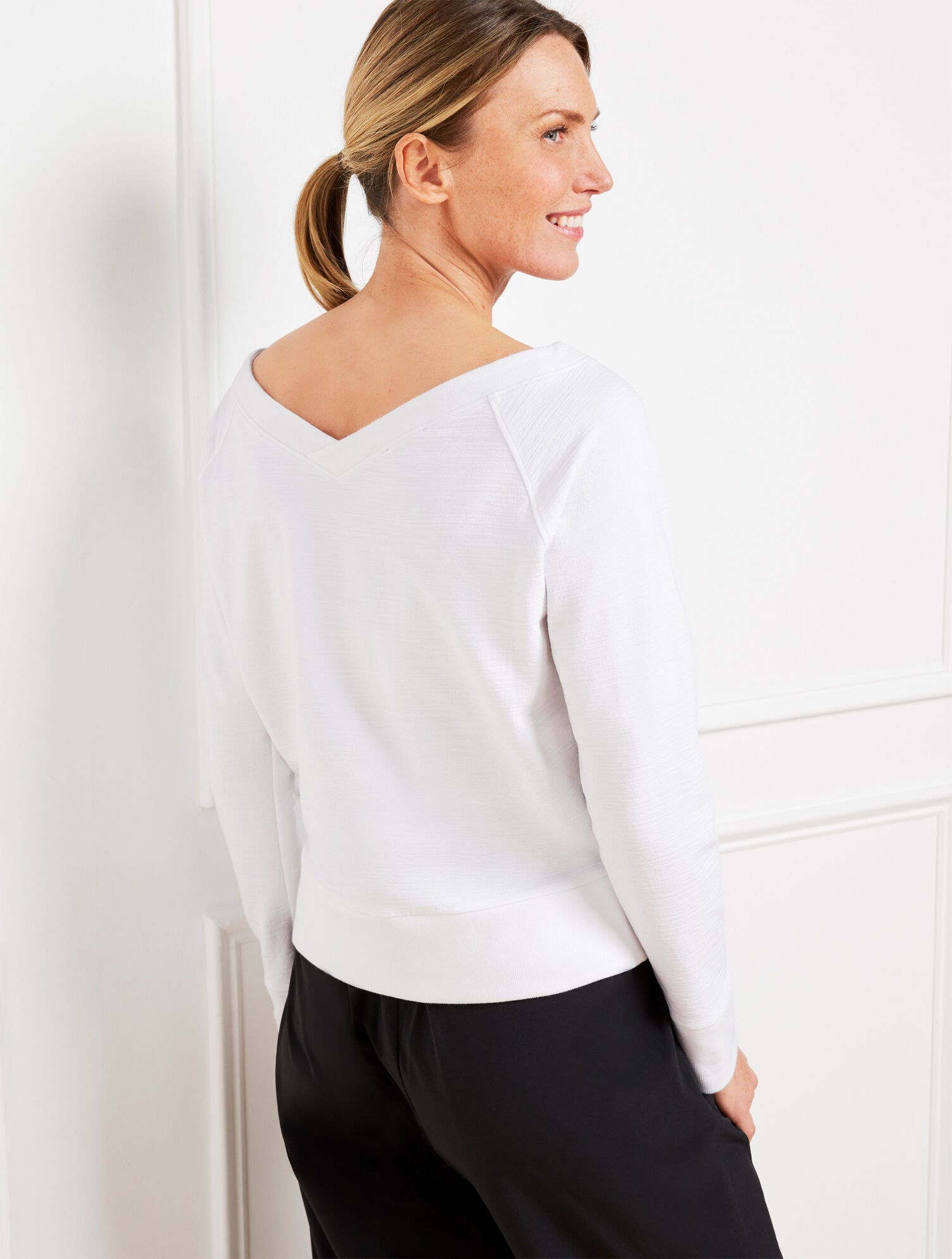 COZY CRUSH TWO-WAY PULLOVER | Talbots near me