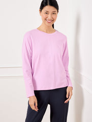 SUPERSOFT JERSEY BOXY TEE | Talbots for sale