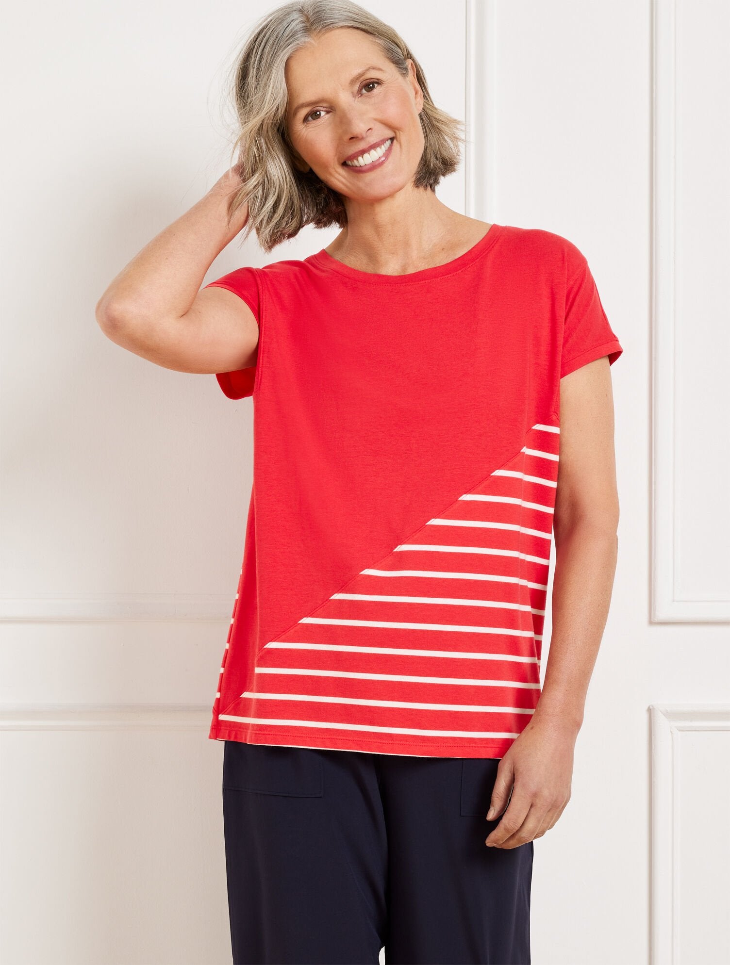 RED/WHITE,XS,Misses