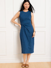 SLEEVELESS WRAP JERSEY DRESS | Talbots near me
