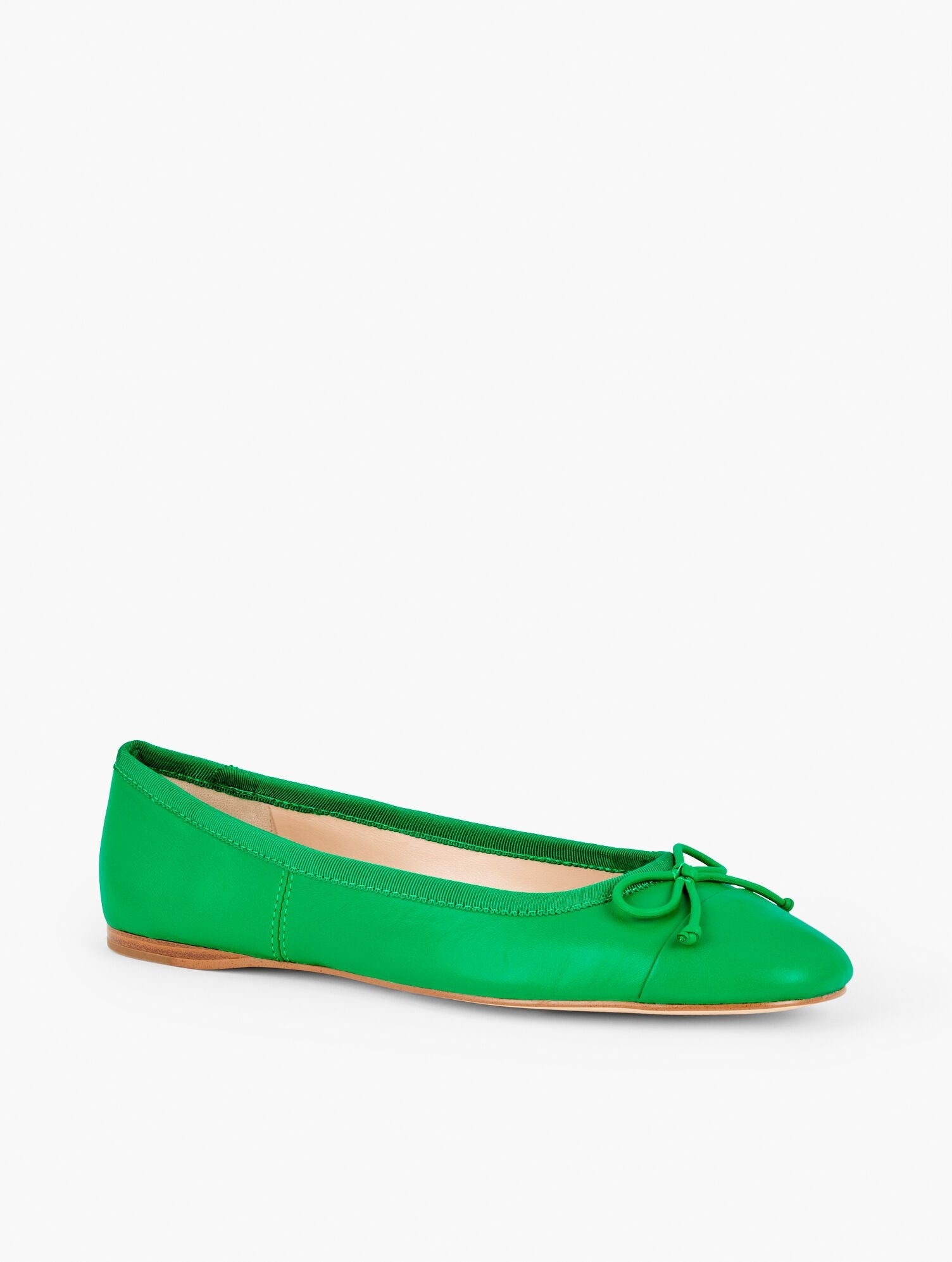 BLAINE SOFT SOLE NAPPA BALLET FLATS | Talbots sale