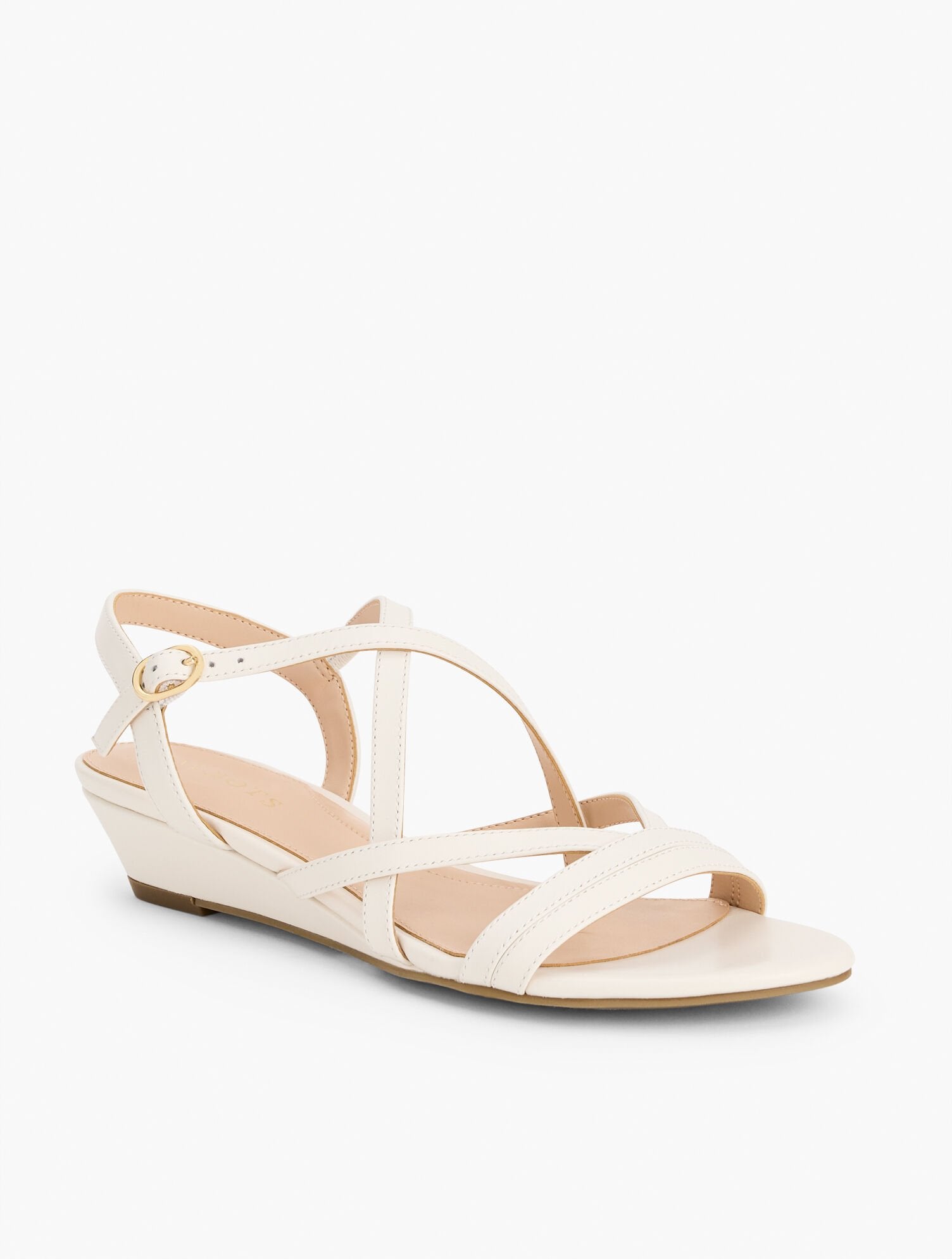 CAPRI NAPPA WEDGE SANDALS | Talbots discount