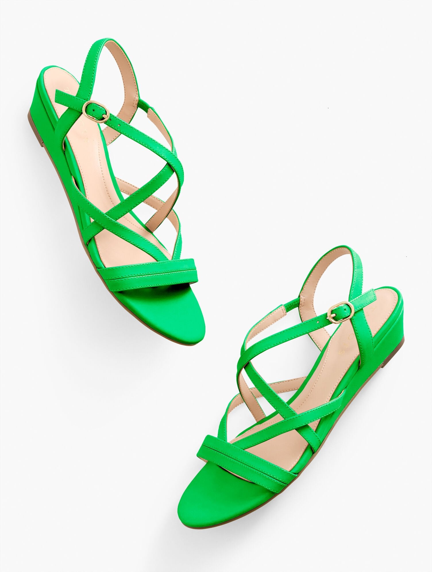 CAPRI NAPPA WEDGE SANDALS | Talbots discount