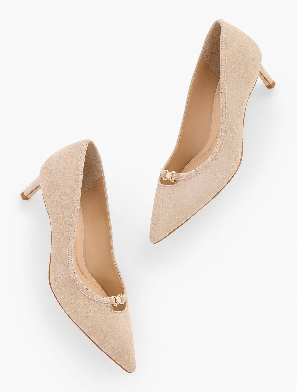 ELENA SUEDE POINTED TOE PUMPS | Talbots discount