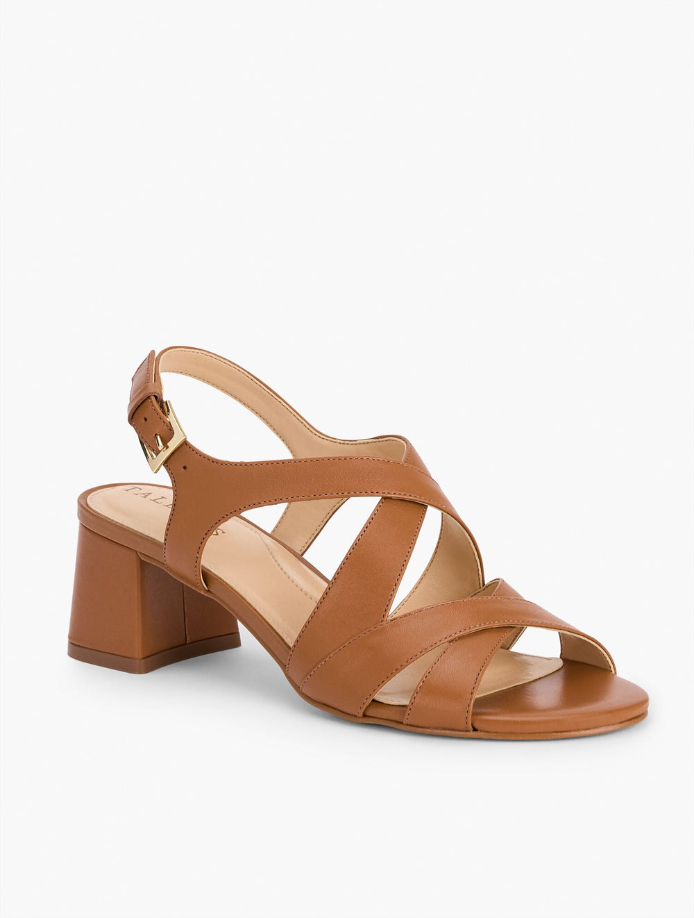 MILLIE STRAPS NAPPA BLOCK HEEL SANDALS | Talbots US
