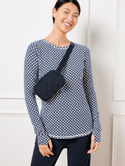 T BY TALBOTS QUILTED NYLON BELT BAG | Talbots US