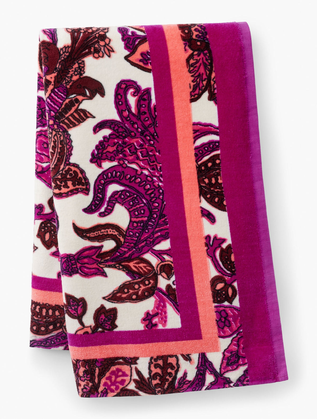 BALI BLOOMS TERRY TOWEL | Talbots sale
