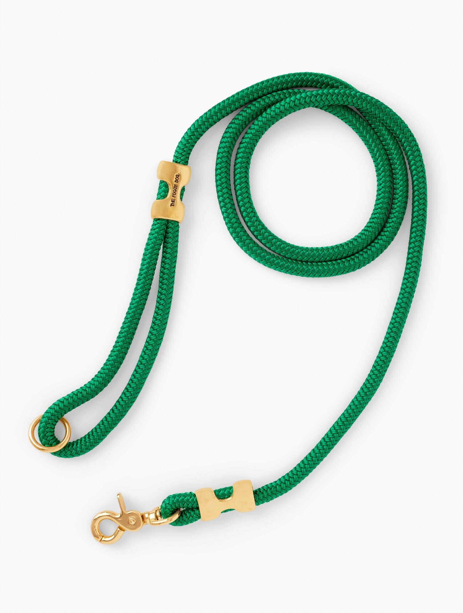 THE FOGGY DOG GRASS GREEN MARINE ROPE DOG LEASH | Talbots online