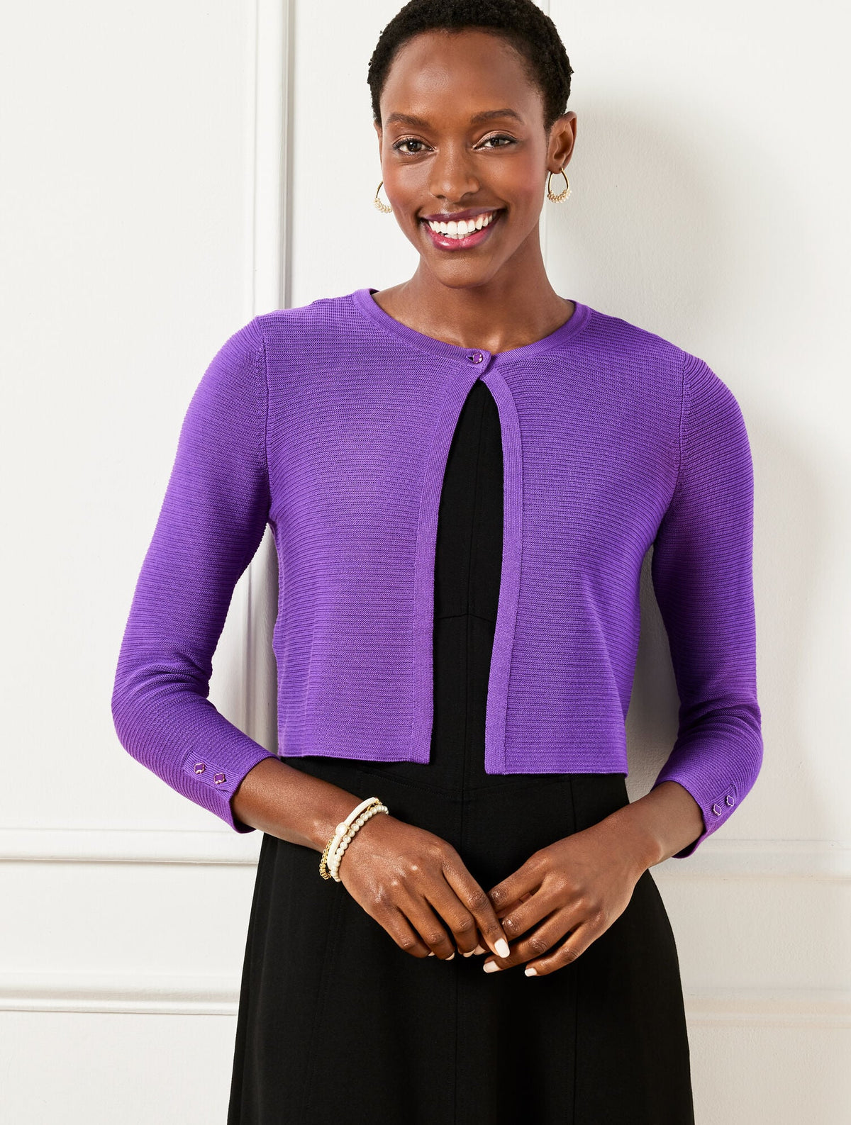 BUTTON SHRUG | Talbots outlet