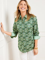 MODERN CLASSIC SHIRT - SPRING TRELLIS | Talbots near me