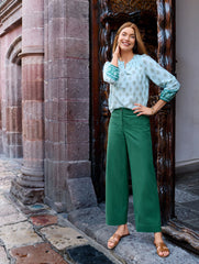 SMOCKED TOP - BREEZY BLOOMS | Talbots for sale