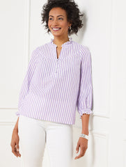 CHARMING STRIPE TOP | Talbots on sale