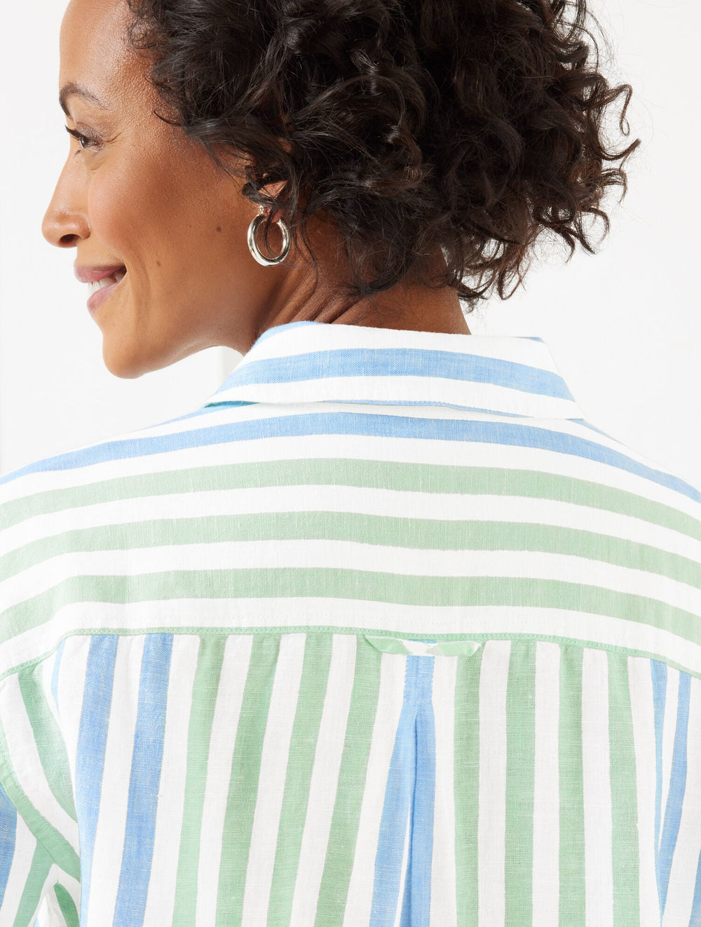 LINEN SHIRT - PLAYFUL STRIPE | Talbots for sale