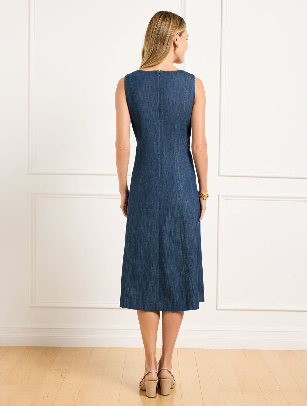 REFINED DENIM DRESS | Talbots discount