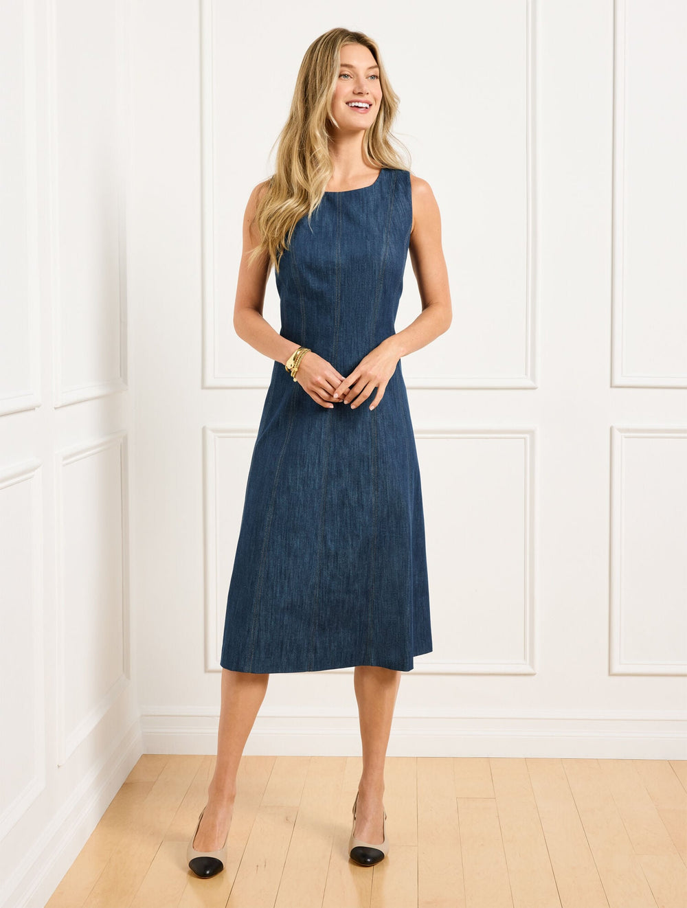 REFINED DENIM DRESS | Talbots near me