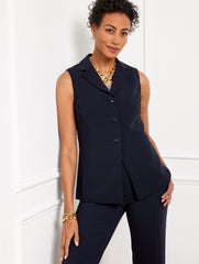 EASY TRAVEL PEPLUM VEST | Talbots US