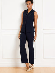 EASY TRAVEL PEPLUM VEST | Talbots US