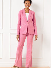 SINGLE BUTTON TWILL BLAZER | Talbots near me