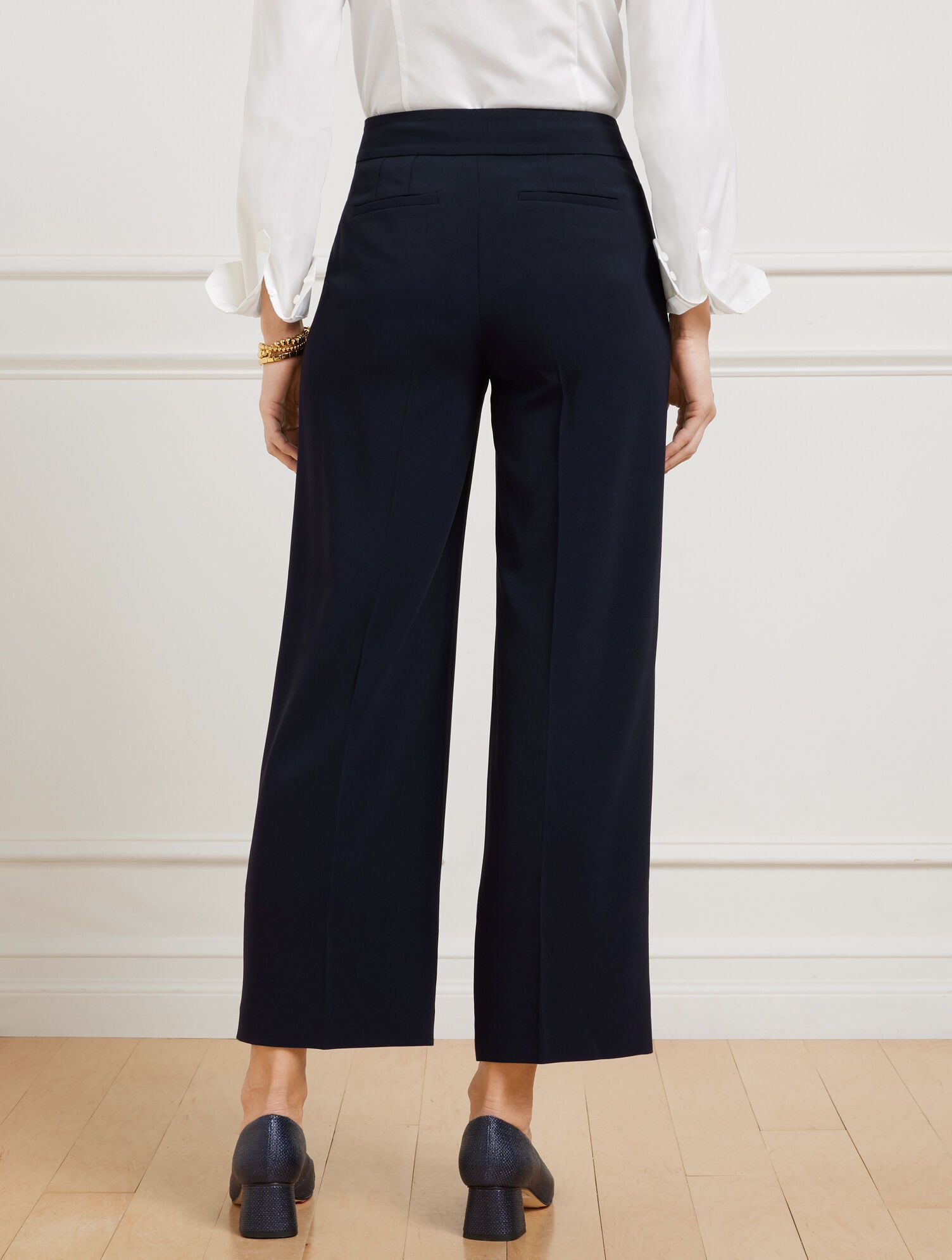 EASY TRAVEL WIDE LEG ANKLE PANTS | Talbots near me