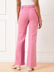 FLARE LEG TWILL PANTS | Talbots on sale