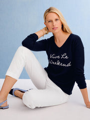 WEEKEND V-NECK PULLOVER | Talbots near me