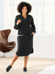 SWEATER STUDIO HALF-ZIP PULLOVER | Talbots discount