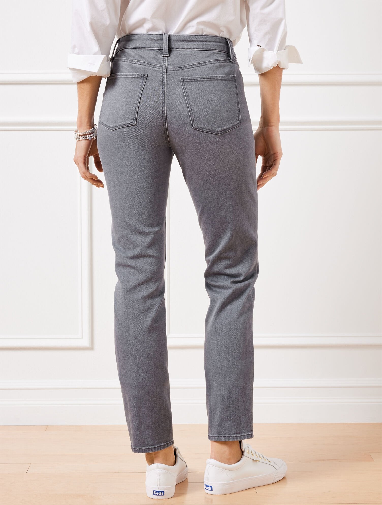 SLIM ANKLE JEANS - STANTON WASH | Talbots discount