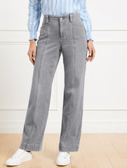 CLASSIC JEAN TROUSERS - STERLING WASH | Talbots online