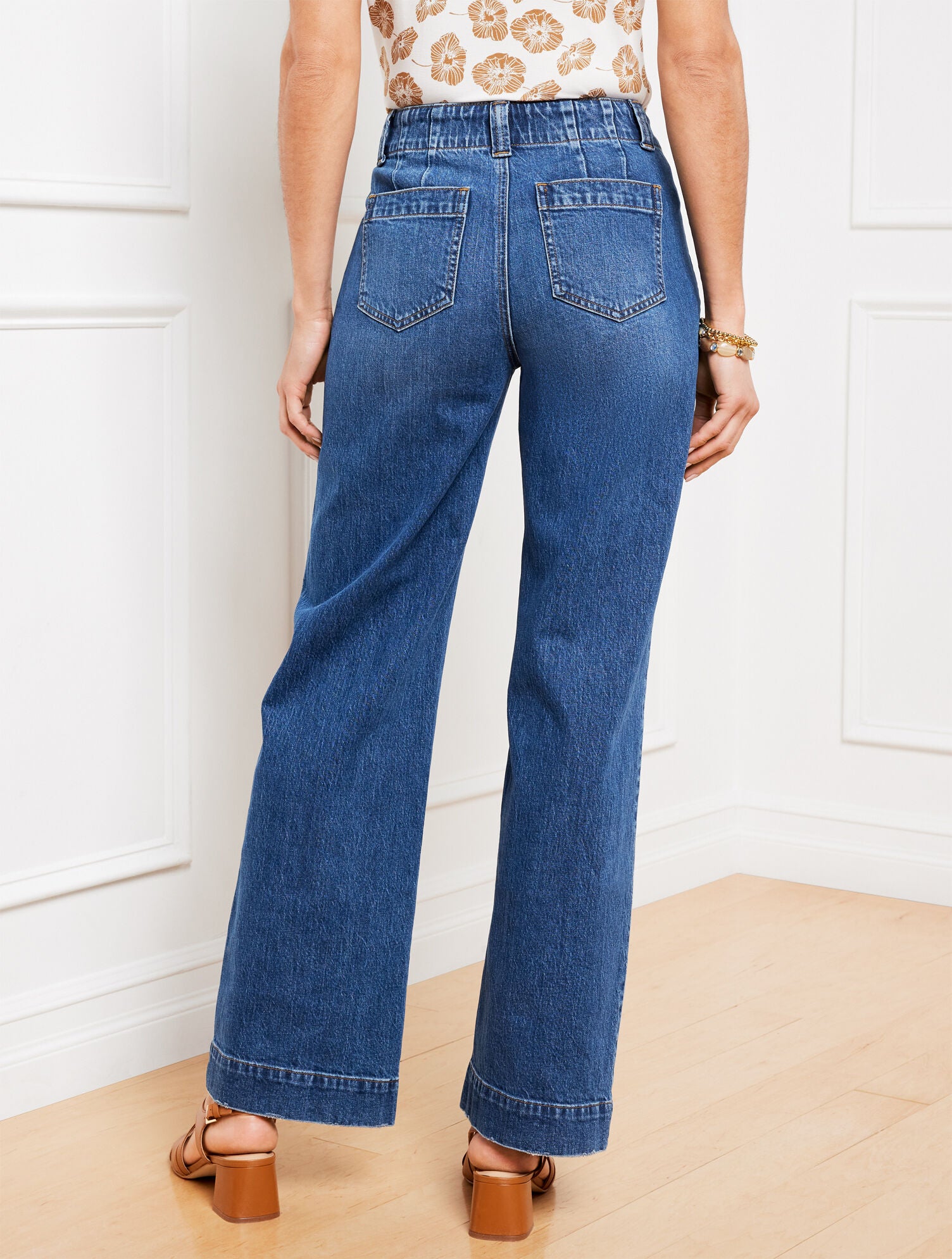 CLASSIC TROUSER JEANS - KINNEY WASH | Talbots on sale