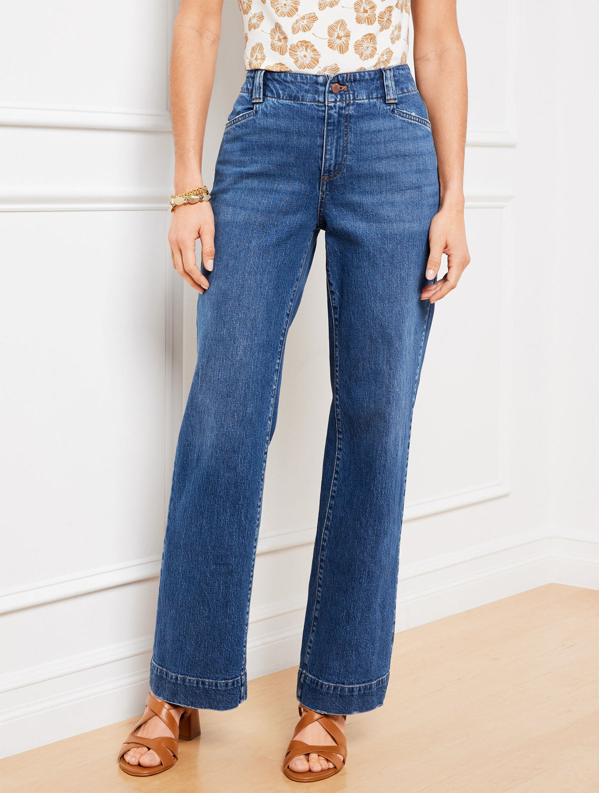 CLASSIC TROUSER JEANS - KINNEY WASH | Talbots on sale