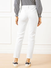 SLIM STRAIGHT ANKLE JEANS | Talbots US