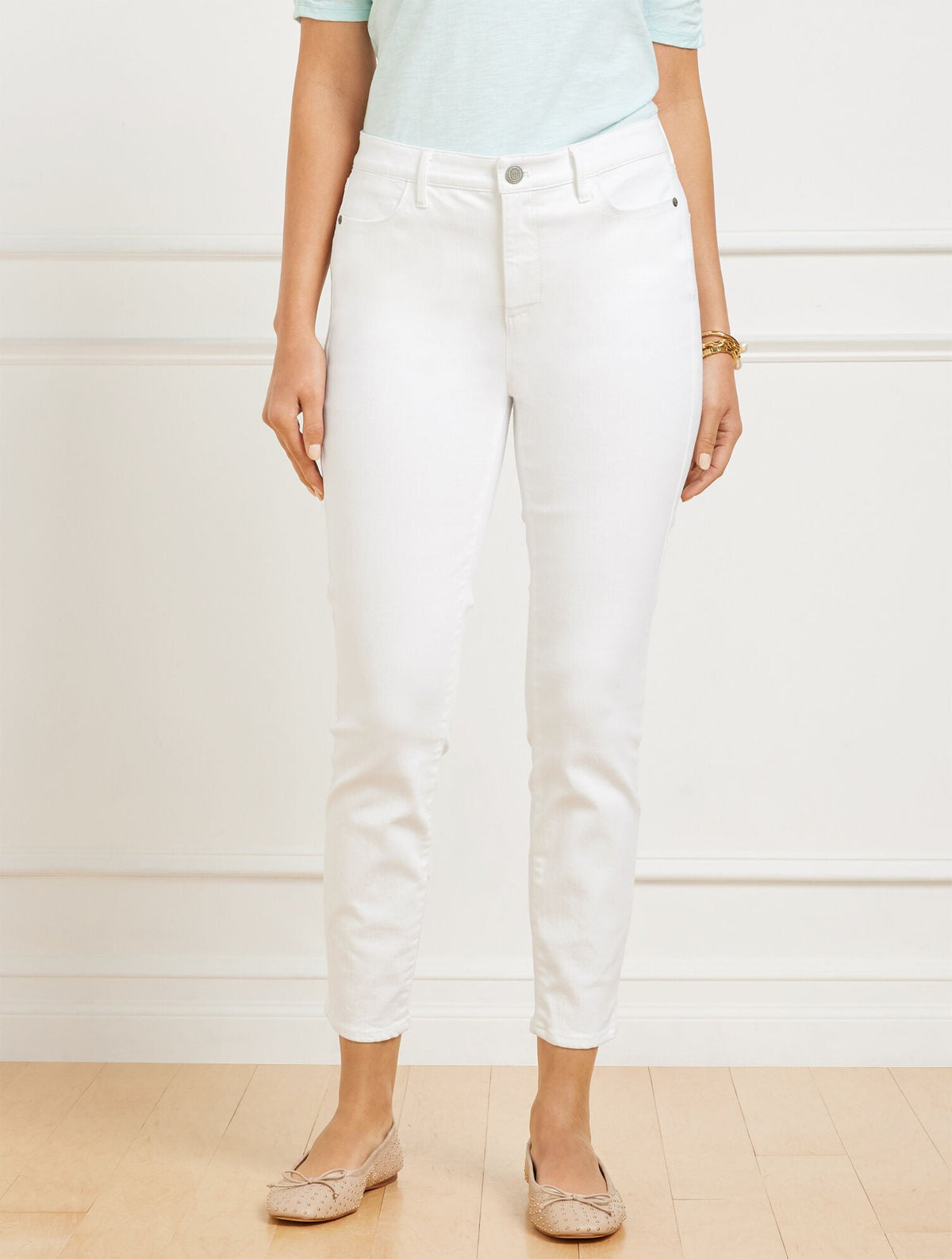 JEGGING CROPS - WHITE | Talbots sale
