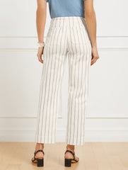 STRAIGHT ANKLE JEANS - HILLSIDE STRIPE | Talbots discount