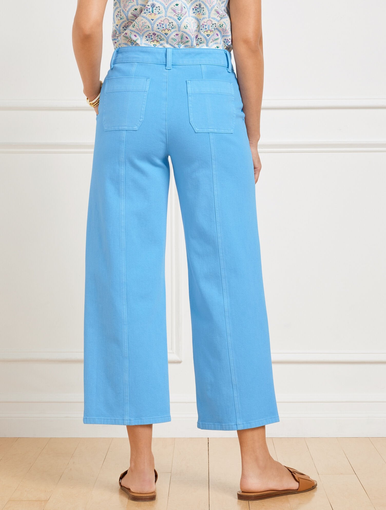WIDE CROP JEANS | Talbots for sale