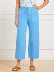 WIDE CROP JEANS | Talbots for sale