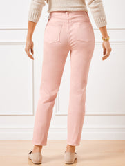 SLIM ANKLE JEANS - GARMENT DYE - CURVY FIT | Talbots on sale