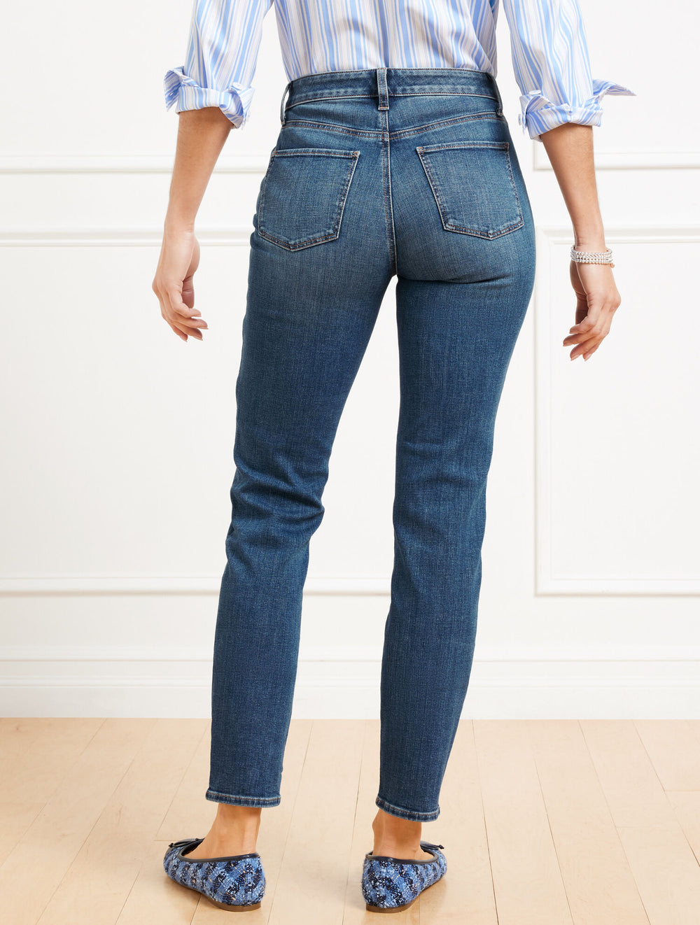 SLIM ANKLE JEANS - CHARLIE WASH - CURVY FIT | Talbots online