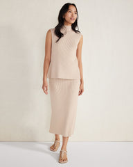 ORGANIC COTTON RIB KNIT SWEATER TANK | Talbots near me