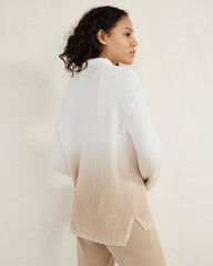 DIP-DYED ORGANIC COTTON ROLLNECK SWEATER | Talbots outlet
