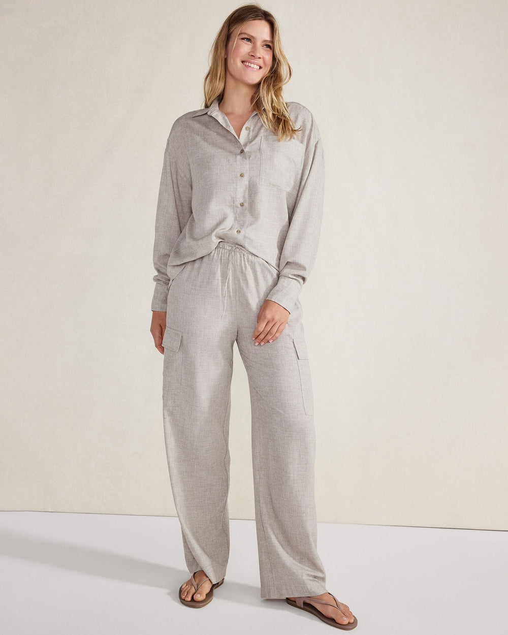 DRAPEY WOOL CARGO PANTS | Talbots near me