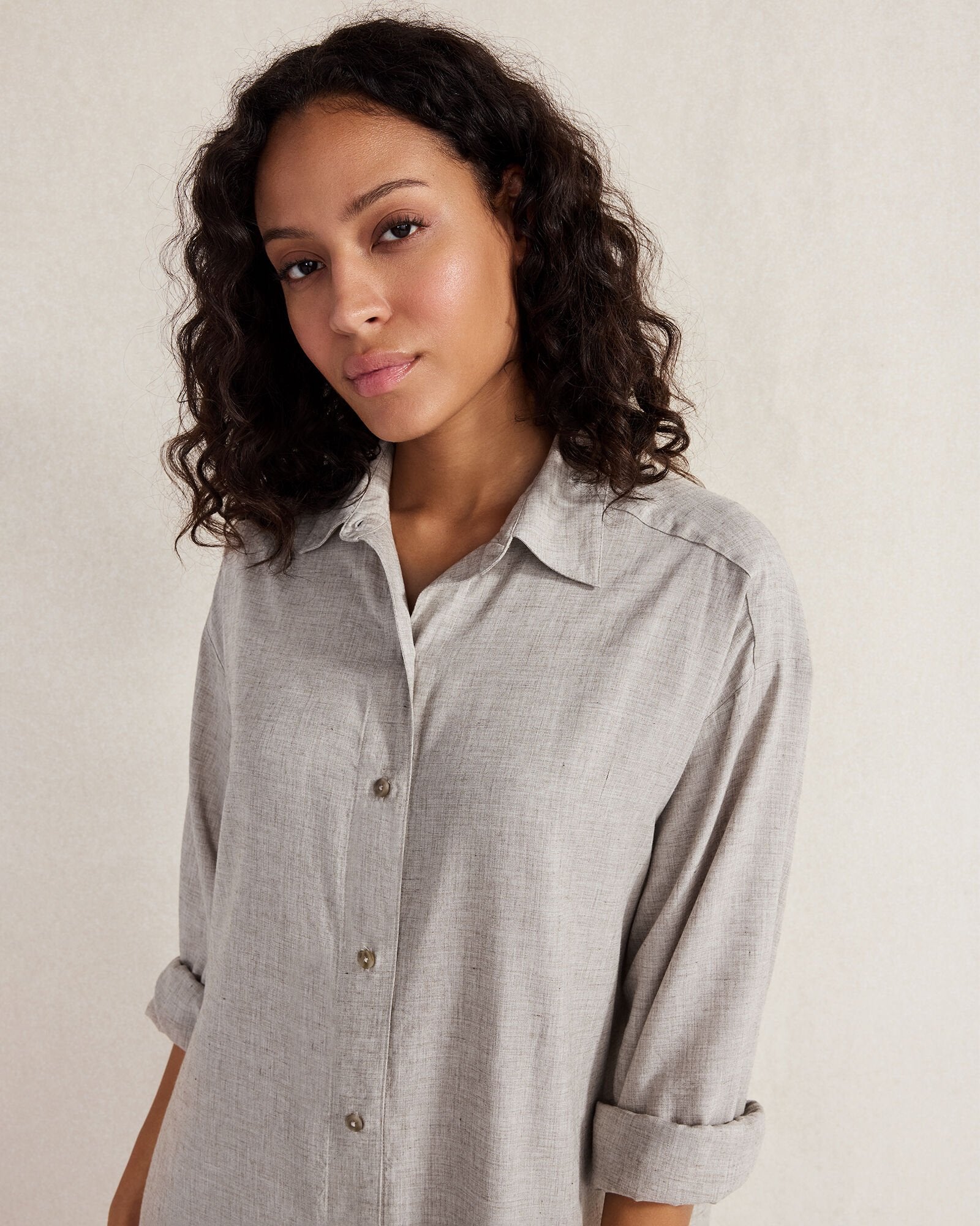 DRAPEY WOOL BUTTON DOWN DRESS | Talbots discount