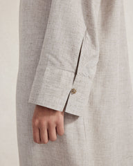 DRAPEY WOOL BUTTON DOWN DRESS | Talbots discount