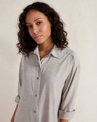 DRAPEY WOOL BUTTON DOWN DRESS | Talbots discount