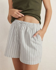 ORGANIC COTTON POPLIN SHORTS | Talbots on sale
