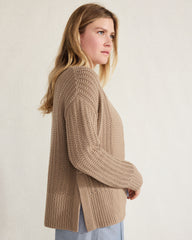 ORGANIC COTTON OPEN STITCH CARDIGAN | Talbots sale