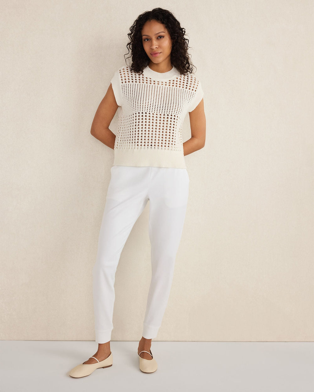 ORGANIC COTTON INTERLOCK JOGGERS | Talbots US